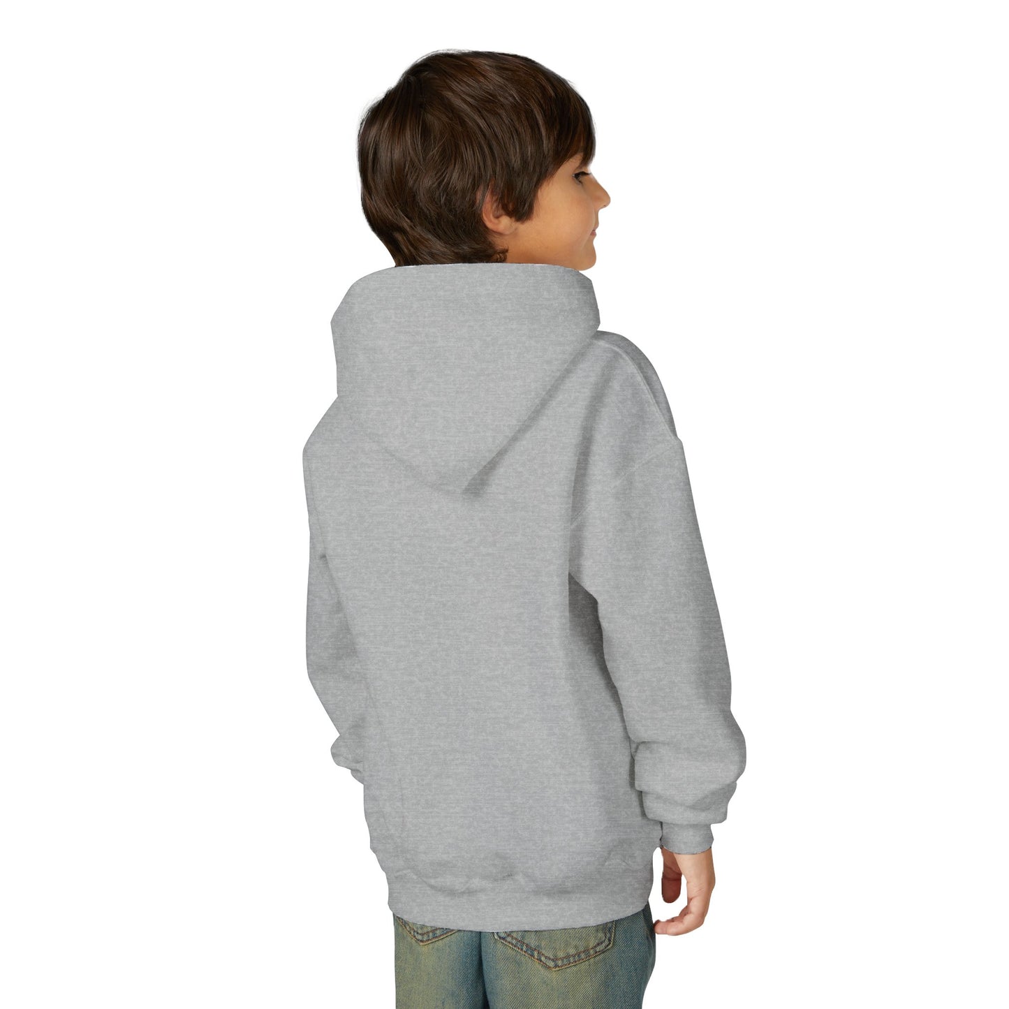 Genius Under Construction Hoodie, Youth Heavy Blend Sweatshirt, Fun Gift for Kids, Back to School Apparel, Funny Kids Hoodie