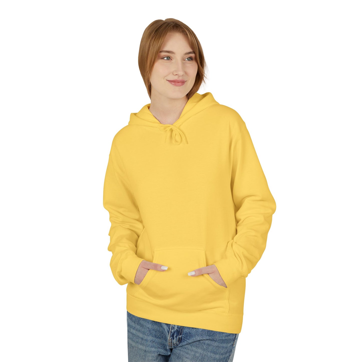 NYC Delivery Worker Hoodie - Yellow Unisex Fleece