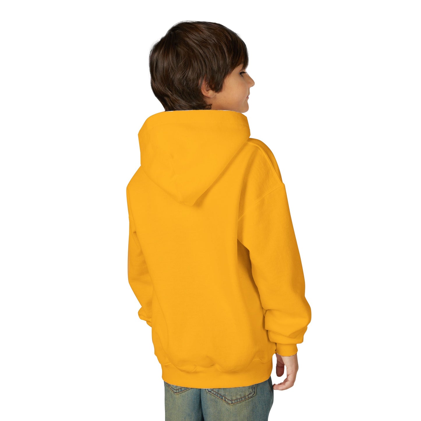 Genius Under Construction Hoodie, Youth Heavy Blend Sweatshirt, Fun Gift for Kids, Back to School Apparel, Funny Kids Hoodie
